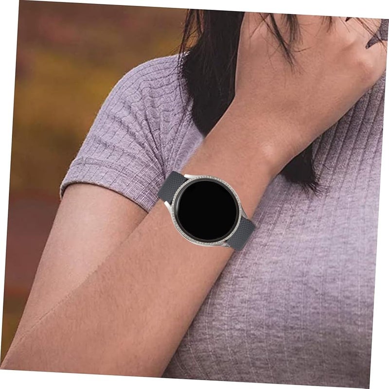Balacoo 2Pcs Crystal Diamond Watch Cover Full Coverage Tempered Glass Screen Protector For Women PC Material - Image 5